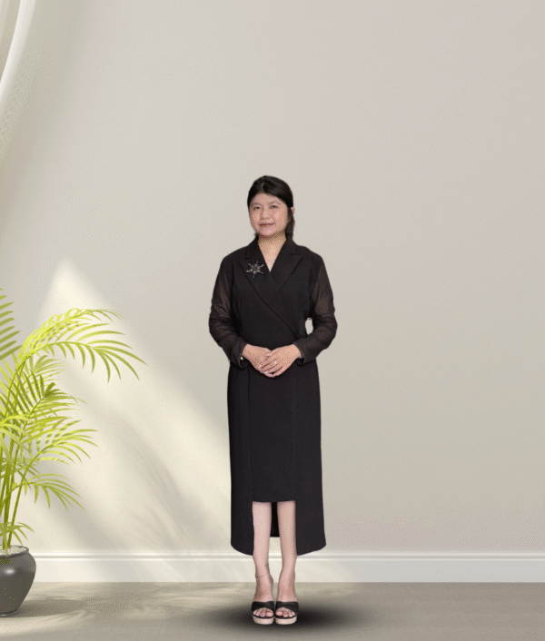 ĐẦM VEST ĐEN TBA000053 - Ảnh 2