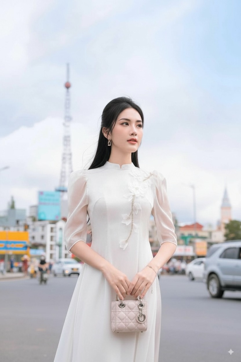 áo dài đón Tết 2026